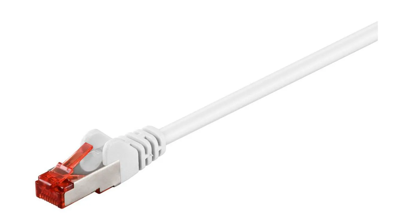 MicroConnect Cat6 F/UTP -verkkokaapeli, 7,5 m, PVC, Valkoinen