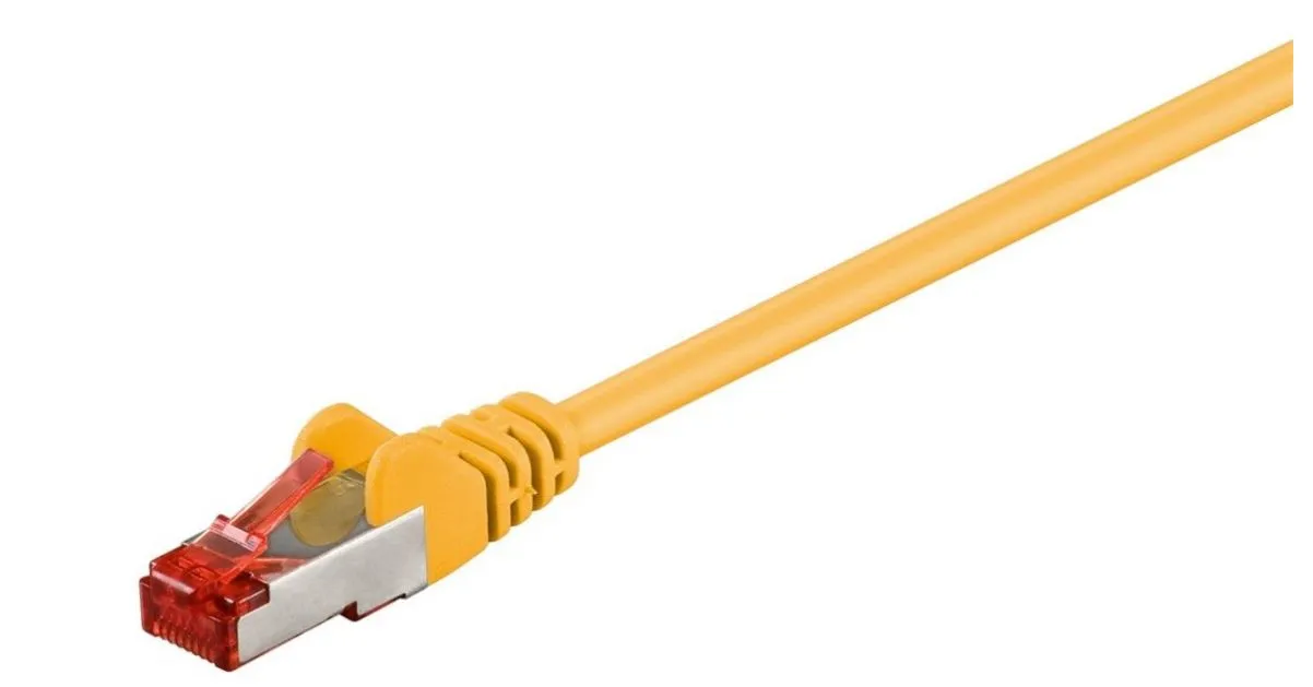 MicroConnect Cat6 S/FTP -verkkokaapeli, 50 m, LSZH, Keltainen