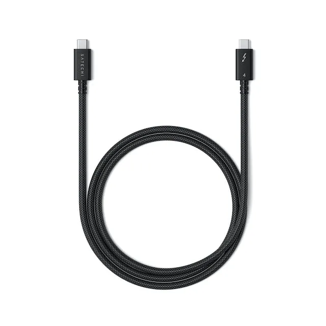 Satechi Thunderbolt 4 Pro -kaapeli, 1m, musta