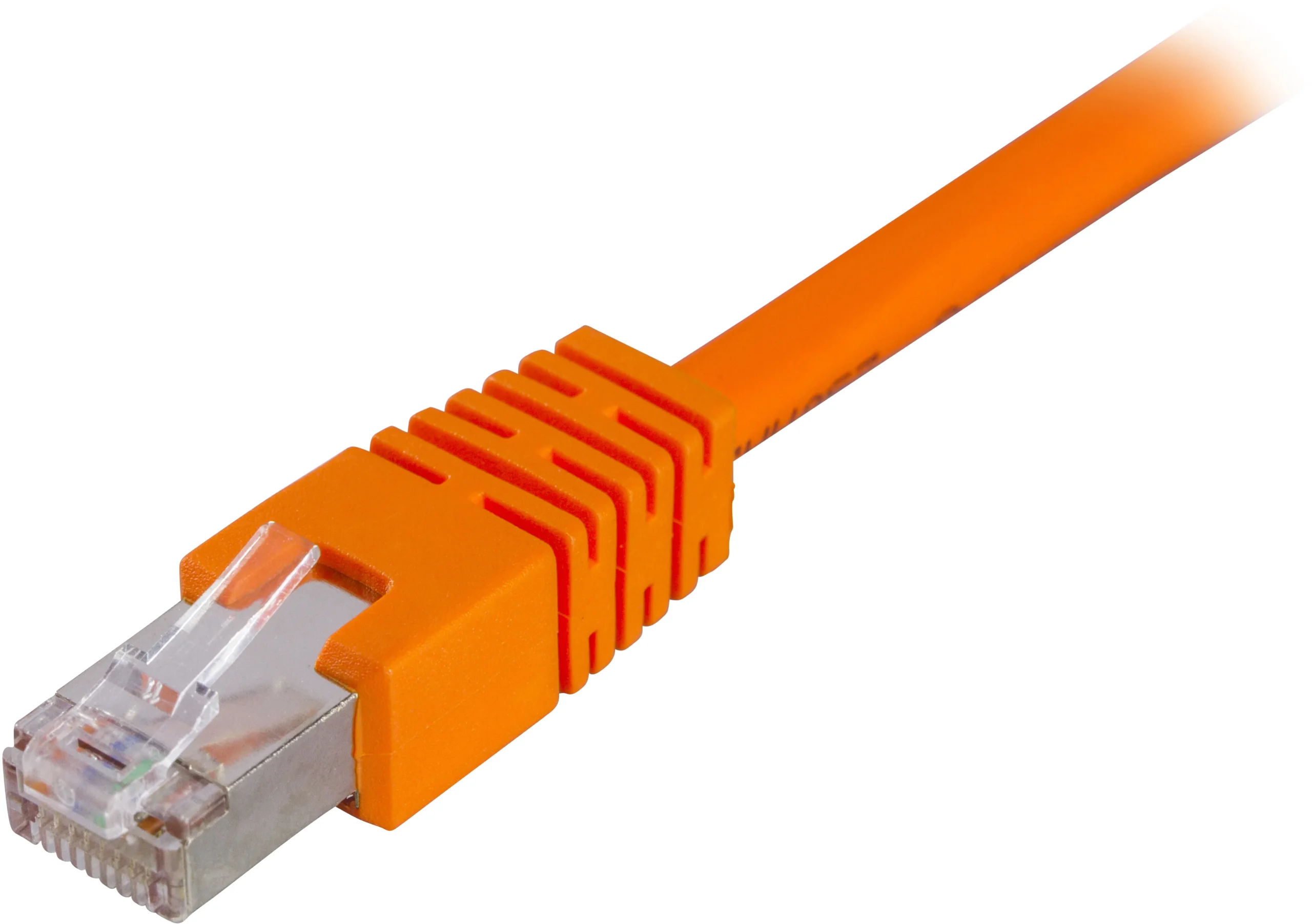 Deltaco Cat6 F/UTP -verkkokaapeli, 1 m, Oranssi