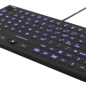 Deltaco TB-509 IP68 Silicone -näppäimistö, musta