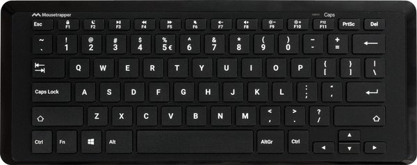 MOUSETRAPPER Type Mini Wireless Keyboard, Black