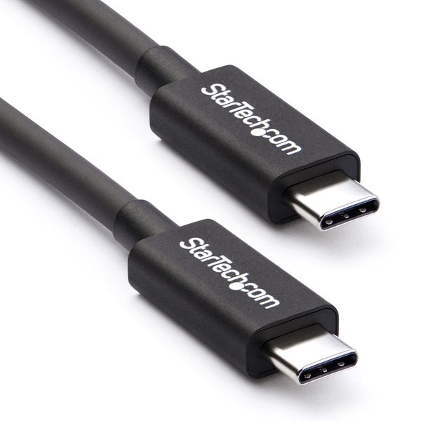 Startech Thunderbolt 3 -kaapeli, 20 Gbit/s, 2 m, Musta