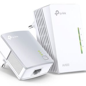TP-LINK AV600 Powerline Wi-Fi KIT Qualcomm 300Mbps at 2.4GHz 600Mbps Powerline HomePlug AV 2 10/100Mbps Ports Wi-Fi Clone Twin Pack