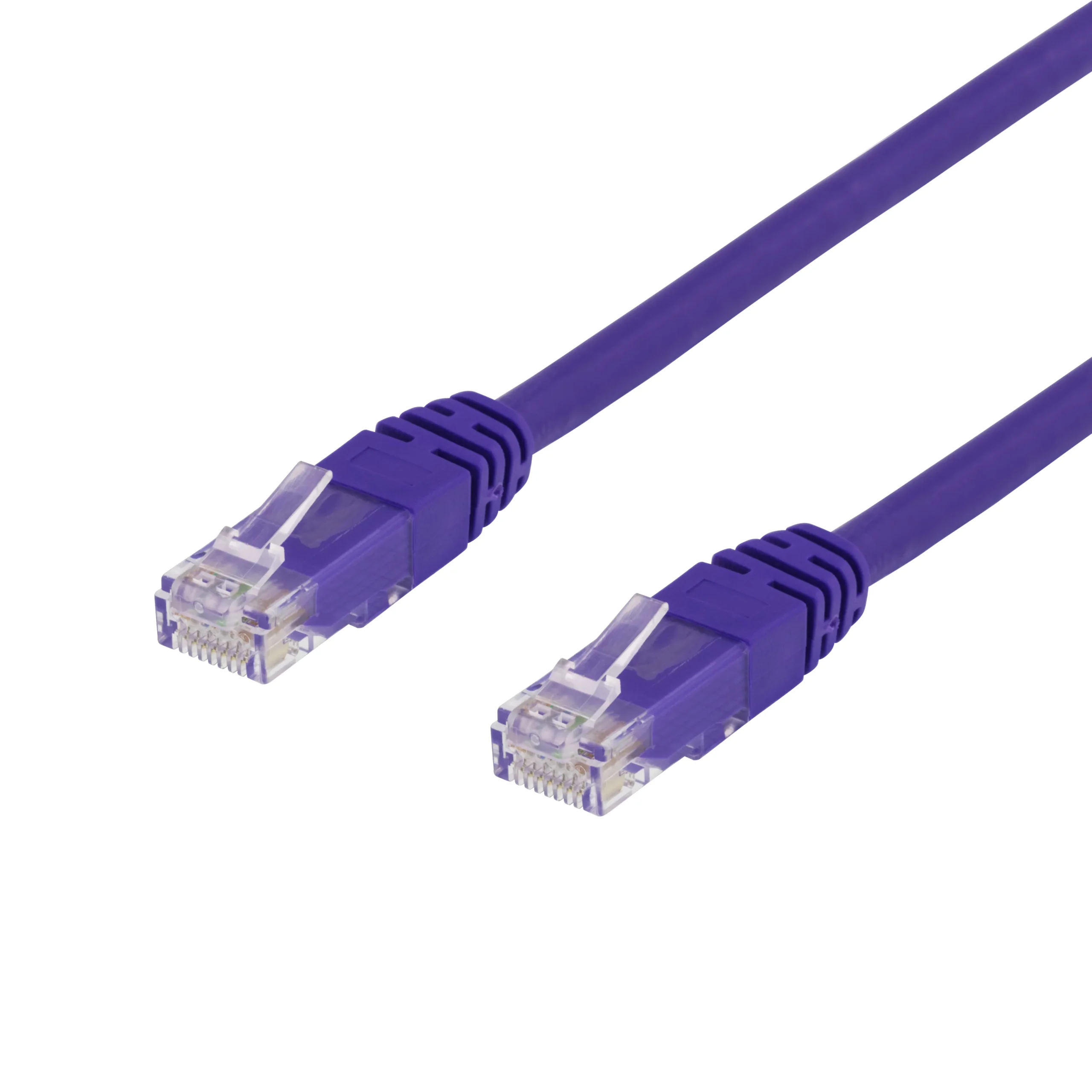 Deltaco Cat6 S/FTP -verkkokaapeli, 0,75 m, Purppura