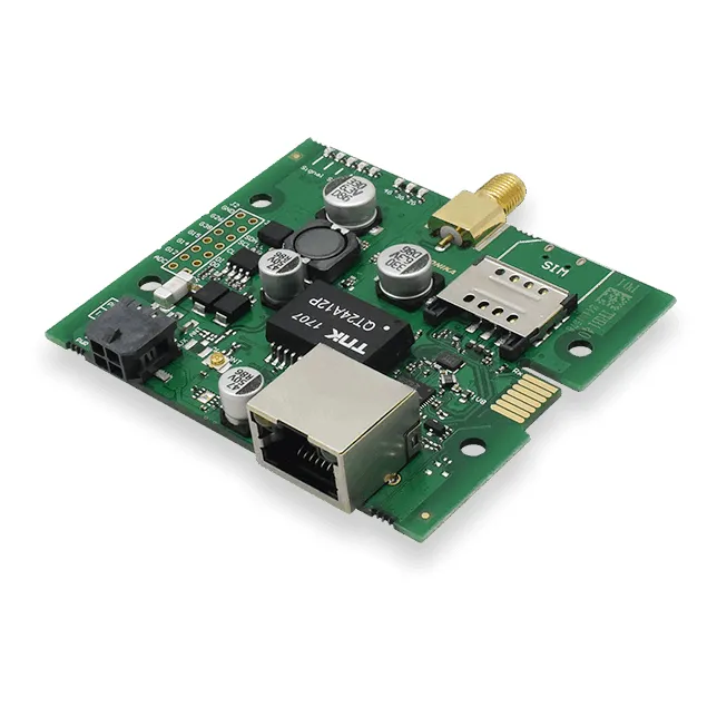 Teltonika Industrial Ethernet to 4G LTE IoT gateway with housing.