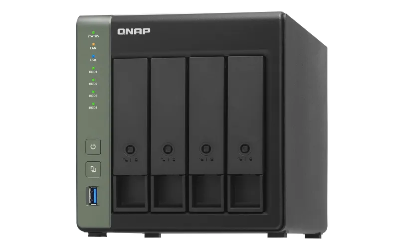 Qnap TS-431X3-4G, 4x kiintolevypaikkaa -verkkolevypalvelin