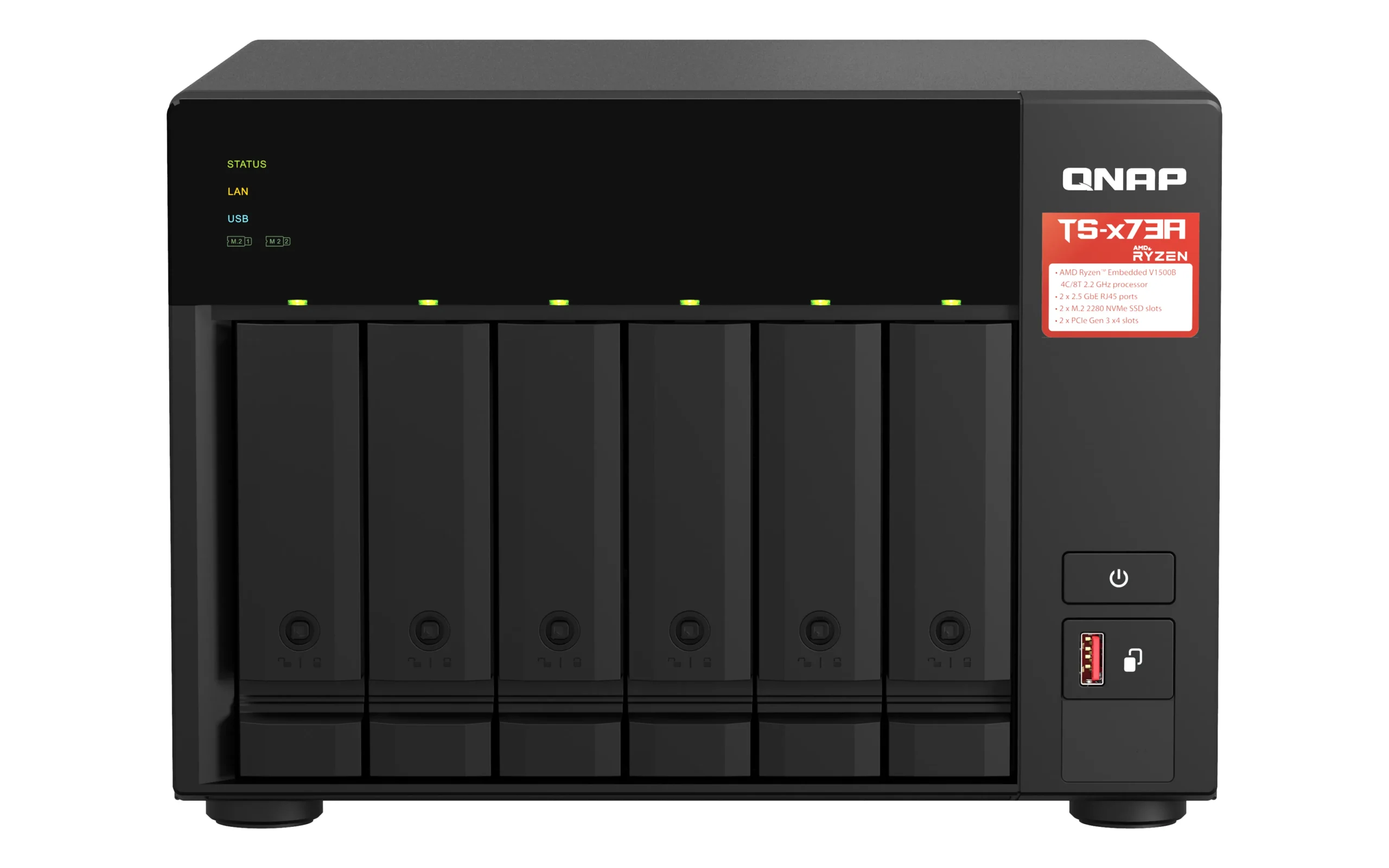 QNAP TS-673A-8G 6-Bay NAS