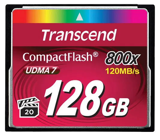 Transcend CF800x 128 Gt CompactFlash -muistikortti