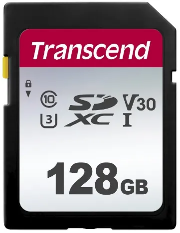 Transcend 300S SDXC Muistikortti, 128GB / U3 / UHS-I (V10)