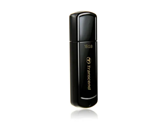 Transcend 16 Gt JetFlash 350  USB 2.0 -muistitikku, Musta