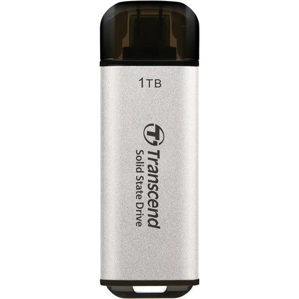 TRANSCEND 1TB,USB EXTERNAL SSD, ESD300S, USB 10GBPS, TYPE C, SILVER