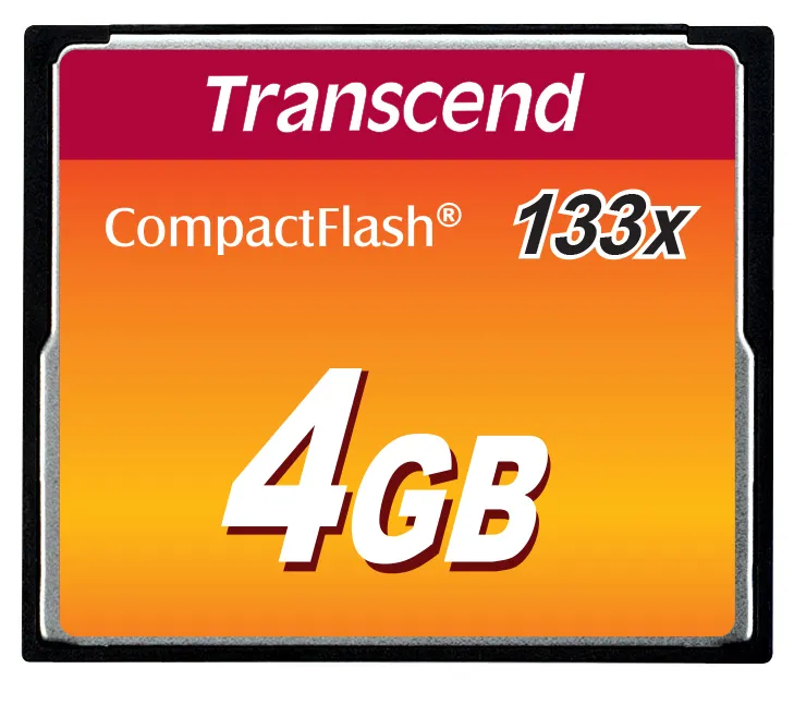 Transcend CF133x 4 Gt CompactFlash -muistikortti