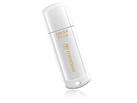 Transcend 64 Gt JetFlash 730 USB 3.0 -muistitikku, Valkoinen