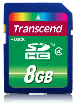 Transcend 8GB Class 4 - SDHC