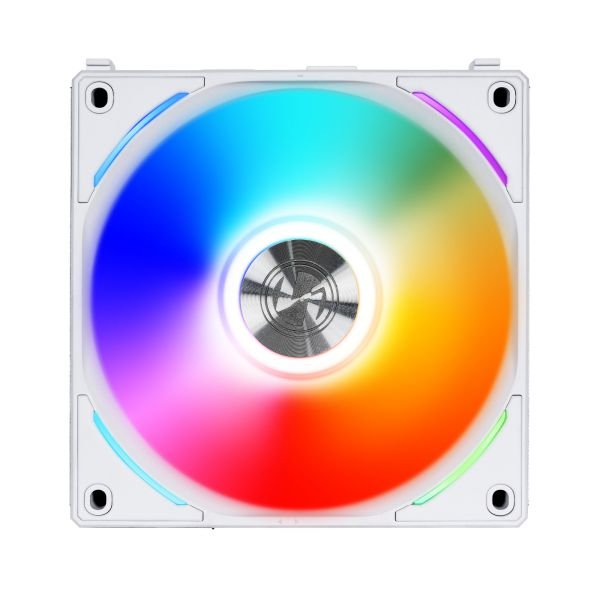Lian Li UNI FAN AL120, RGB, PWM, 120mm -kotelotuuletin, valkoinen