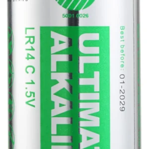 DELTACO Ultimate Alkaline batteries, LR14/C size, 10-pack bulk