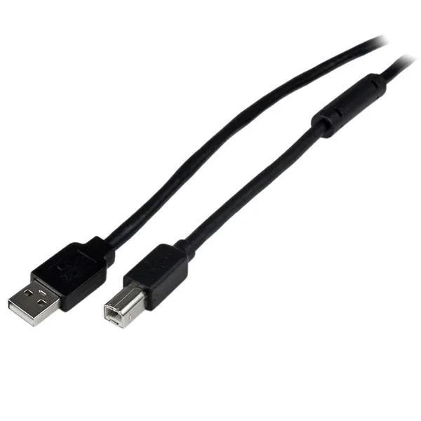 Startech  Active USB-A - USB B -kaapeli, 20 m, Musta
