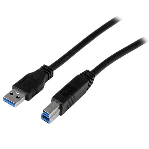 Startech  USB-A - USB B -kaapeli, 2m, Musta
