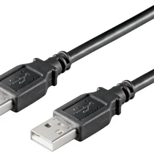 USB2.0 A-A 1M M-M, BLACK