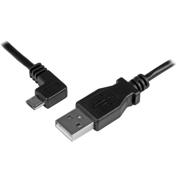 Startech  USB-A - Micro-USB B -kaapeli, 2m, Musta