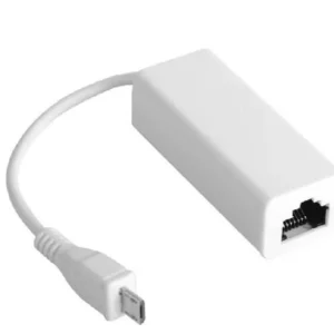 USB MICRO to Ethernet, White