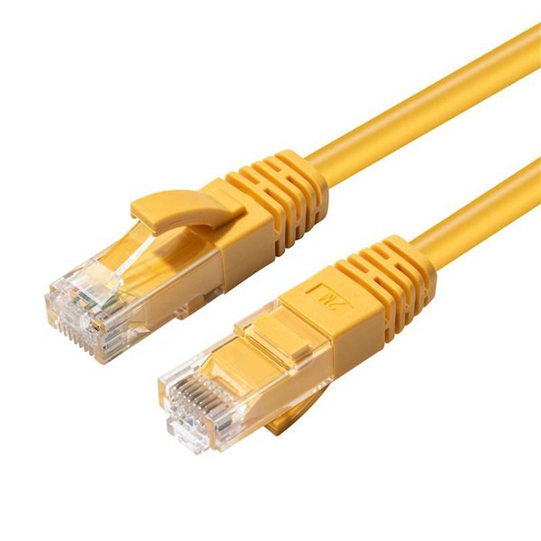 MicroConnect Cat6 U/UTP -verkkokaapeli, 10 m, LSZH, Keltainen