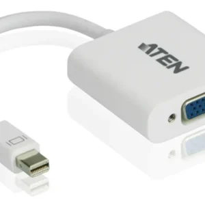 Aten  mini DisplayPort – VGA -adapteri, Valkoinen