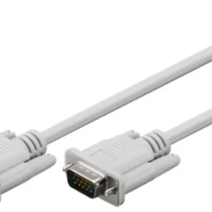 MicroConnect VGA – VGA -kaapeli, 2 m, Valkoinen