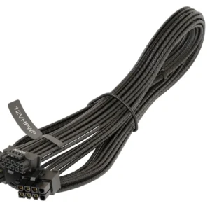 Seasonic 12VHPWR Adapter Cable, musta
