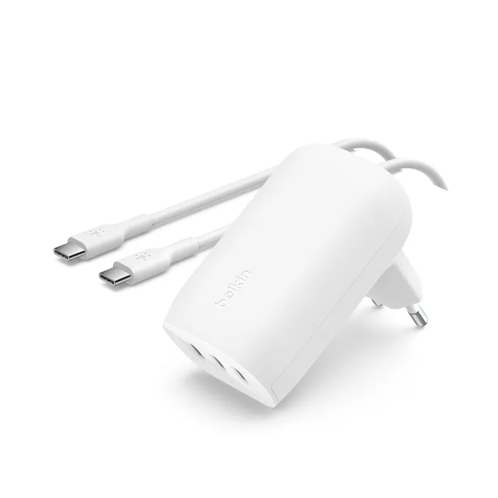 Belkin BoostCharge 3-Port USB-C -laturi, Valkoinen