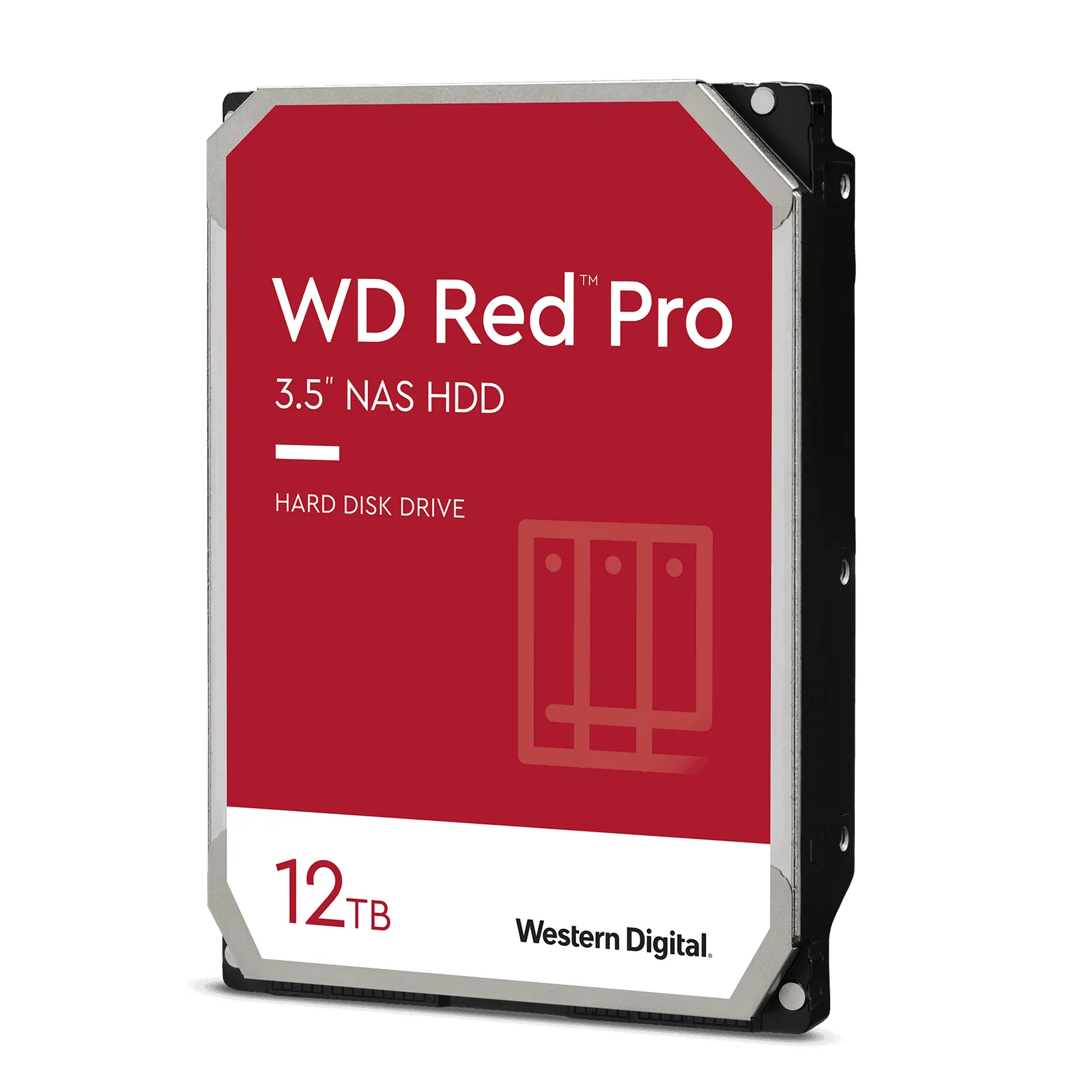 WD Red Pro 3.5", 12 Tt, 7200 RPM, 256 MB -kovalevy (NAS)