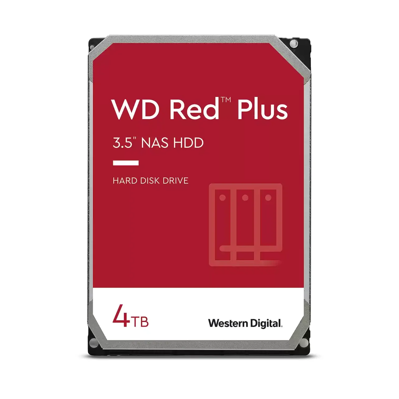 WD Red Plus 4TB SATA 6Gb/s 3.5inch 258MB cache internal HDD Bulk