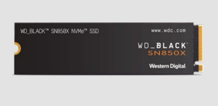 SanDisk Black SN850X 2 TB, PCIe 4.0, M.2 -SSD-levy