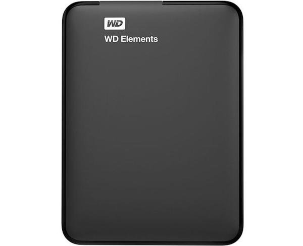 WD Elements Portable 1 Tt -ulkoinen kovalevy, Musta