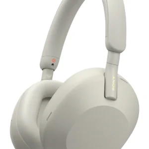 Sony WH-1000XM5 -langattomat kuulokkeet mikrofonilla, hopea