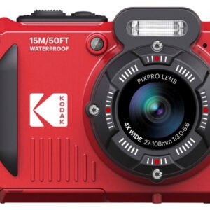 kodak Pixpro WPZ2-Wifi digitaalikamera, punainen