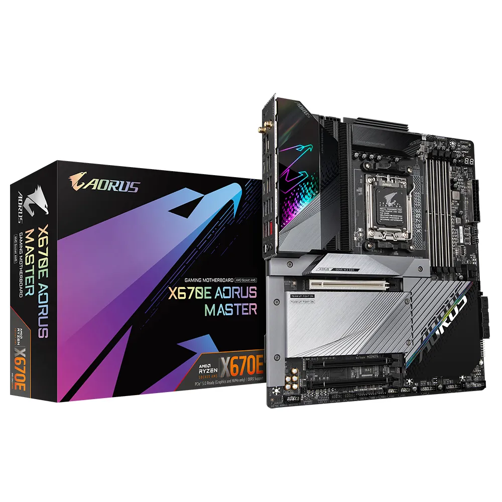 Gigabyte X670E AORUS MASTER (REV. 1.0) ATX-emolevy