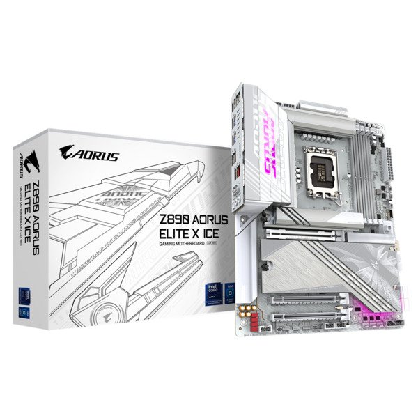 Gigabyte Z890 Aorus Elite X Ice WiFi 7 LGA1851 ATX -emolevy
