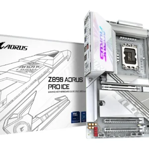 Gigabyte Z890 Aorus Pro Ice WiFi 7 LGA1851 ATX -emolevy