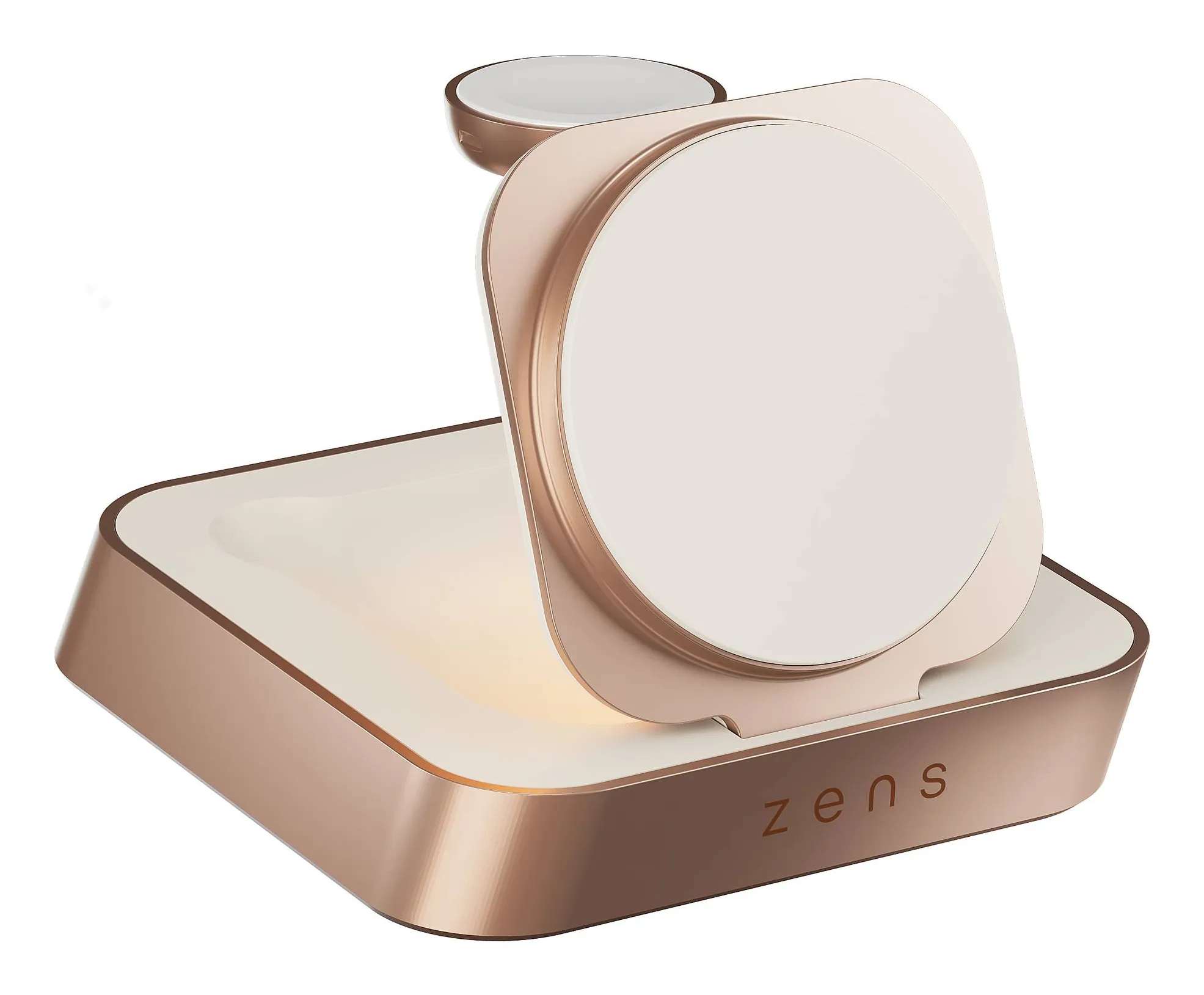 ZENS Wireless Charger Nightstand Pro 2 Qi2 Copper