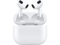 Apple AirPods - 3. sukupolvi - aidot langattomat kuulokkeet mikrofonilla. - korvapää - Bluetooth - valkoinen | Lightning latauskotelo