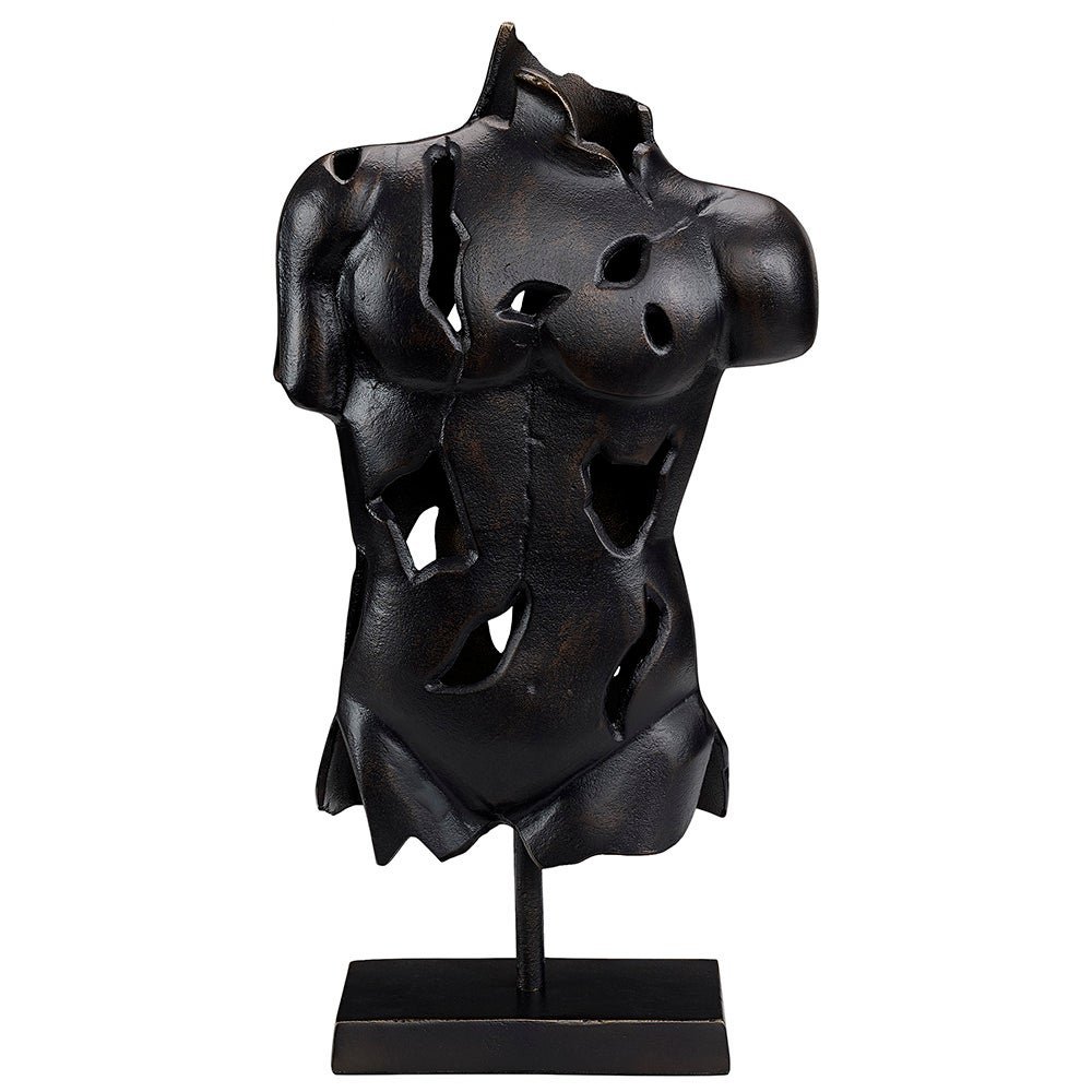 Artwood, TORSO staty i metall-Antique bronze
