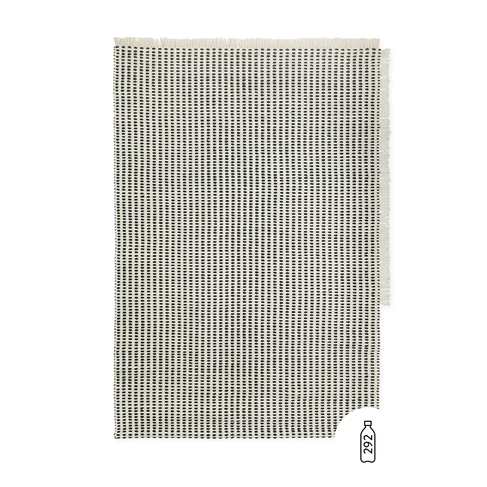 Ferm Living, Way Rug - Off-White/Blue