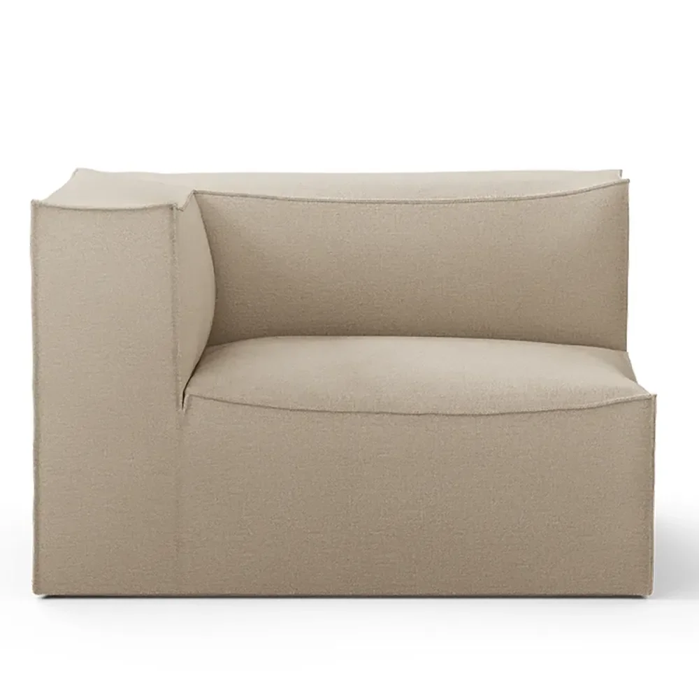 Ferm Living, Catena Sofa Armrest Left S400 - Rich Linen - Natural
