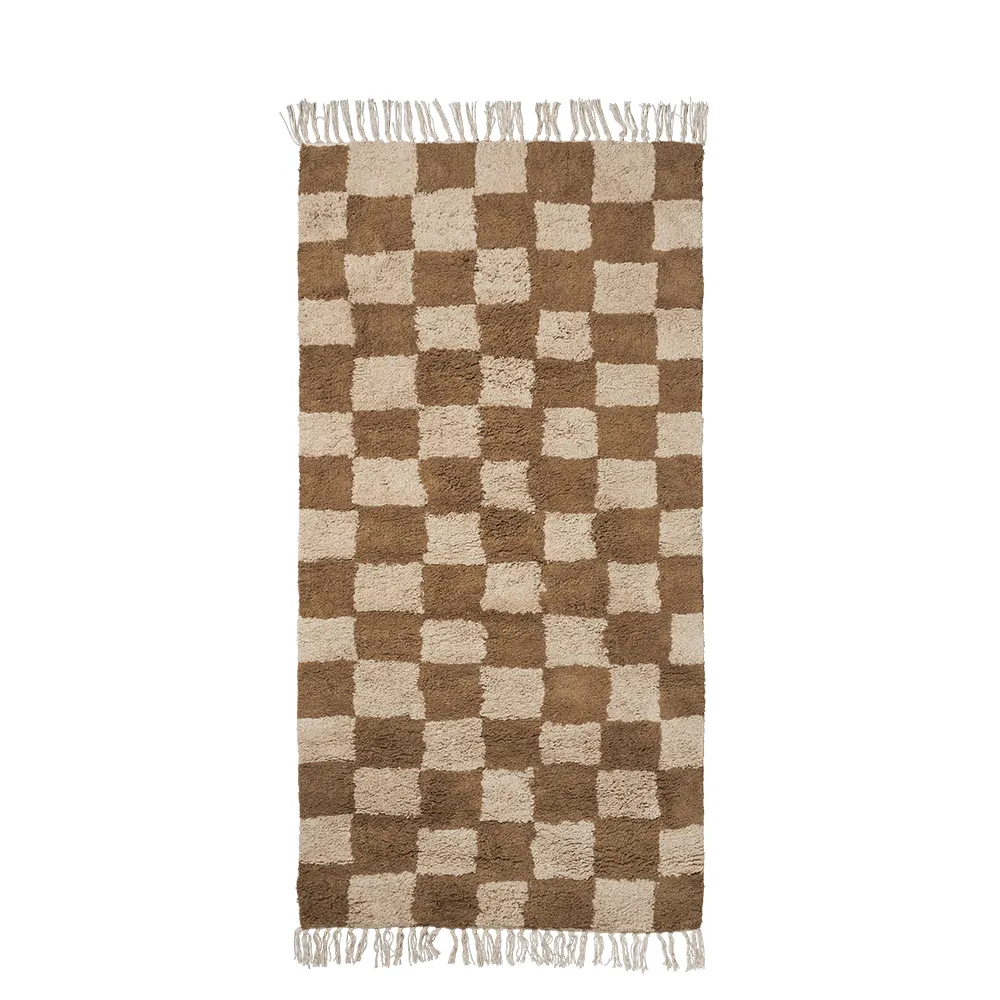 Ferm Living, Tvättbar Matta Mara Tan