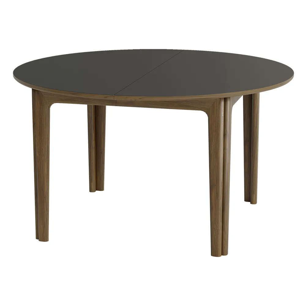 Skovby, Sm112 matbord Valnöt Olja/Svart Nanolaminat