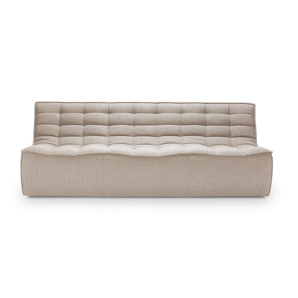 Ethnicraft, N701 3-sits soffa Beige
