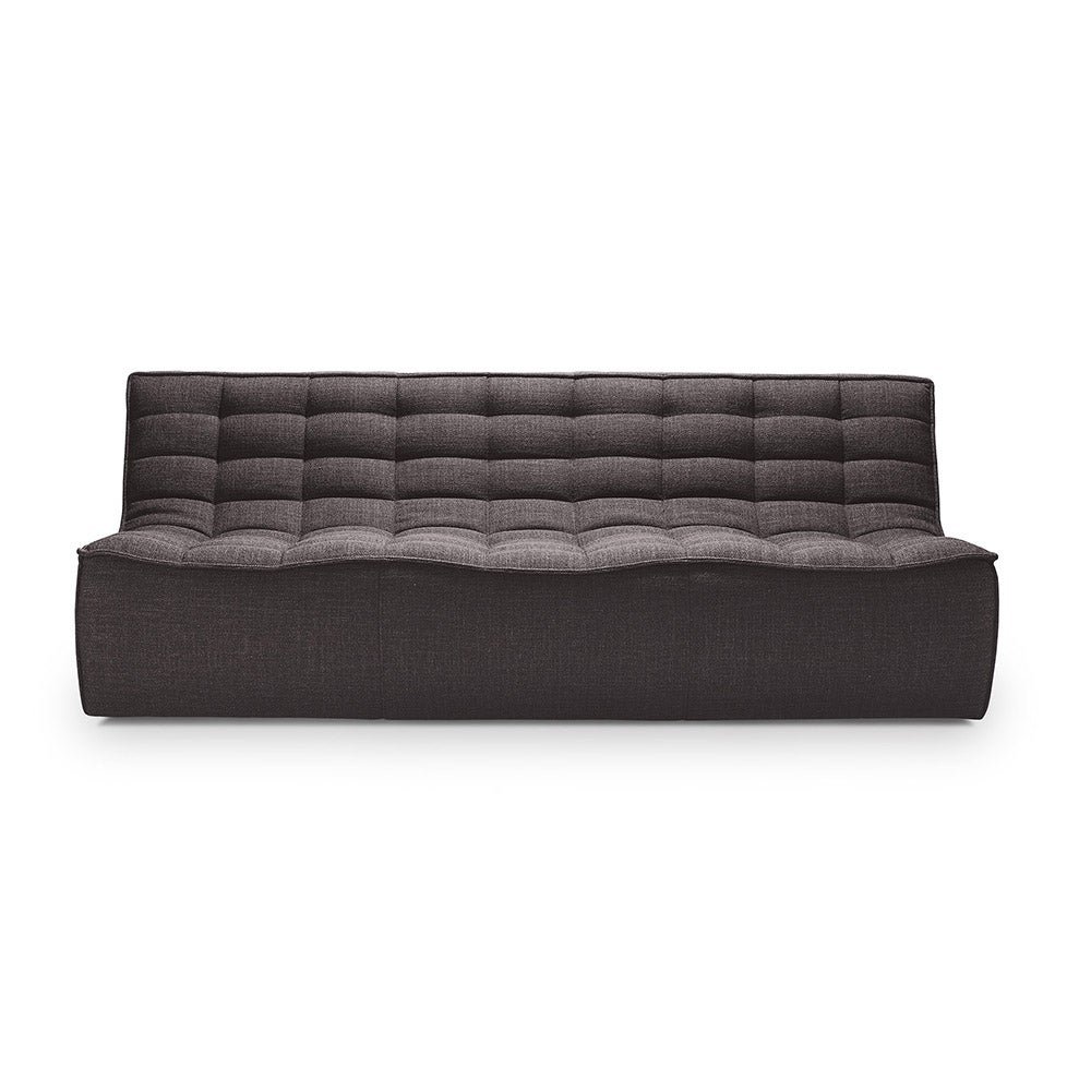 Ethnicraft, N701 3-sits soffa Dark Grey