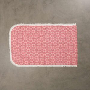 Mönstrad matta 150 x 239 cm röd